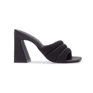 Open Edit Puffy Heeled Mules